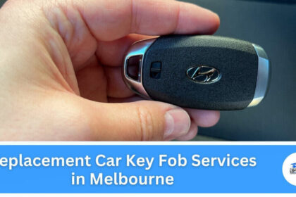 Mobile car locksmith near me replacing a lost car key on-site